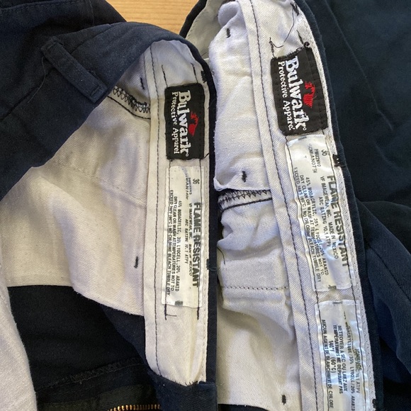 Lot of 2 Bulwark FR pants - Picture 3 of 12